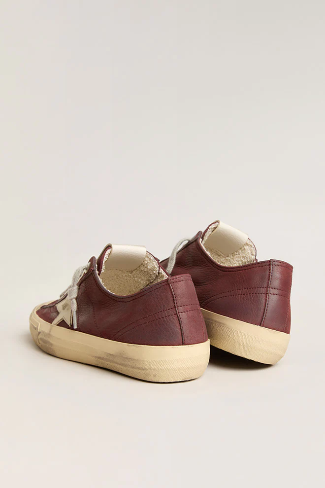 Zapatillas Golden Goose V-Star 2 Rubber Toe Leather Upper And Star Mujer - Image 3