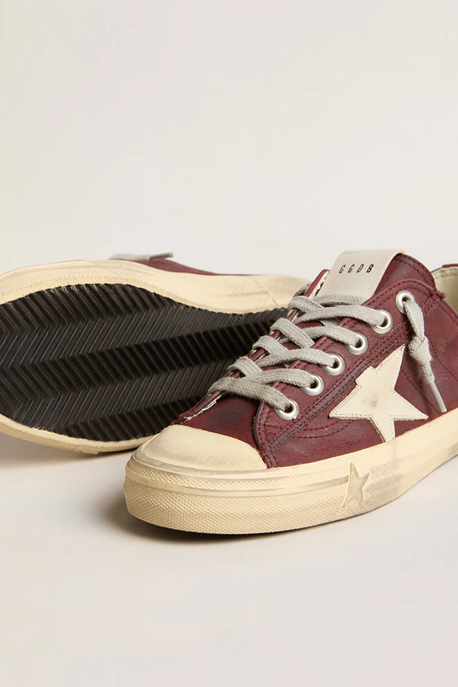 Zapatillas Golden Goose V-Star 2 Rubber Toe Leather Upper And Star Mujer - Image 4