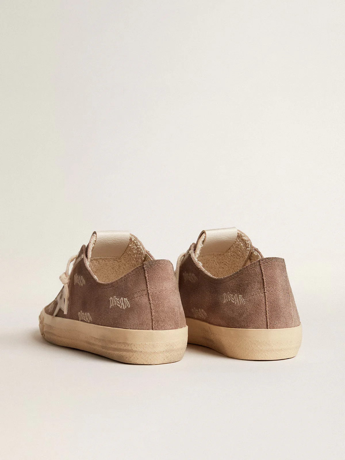 Zapatillas Golden Goose V-Star 2 Suede Embroideries Leather Star Mujer - Image 3