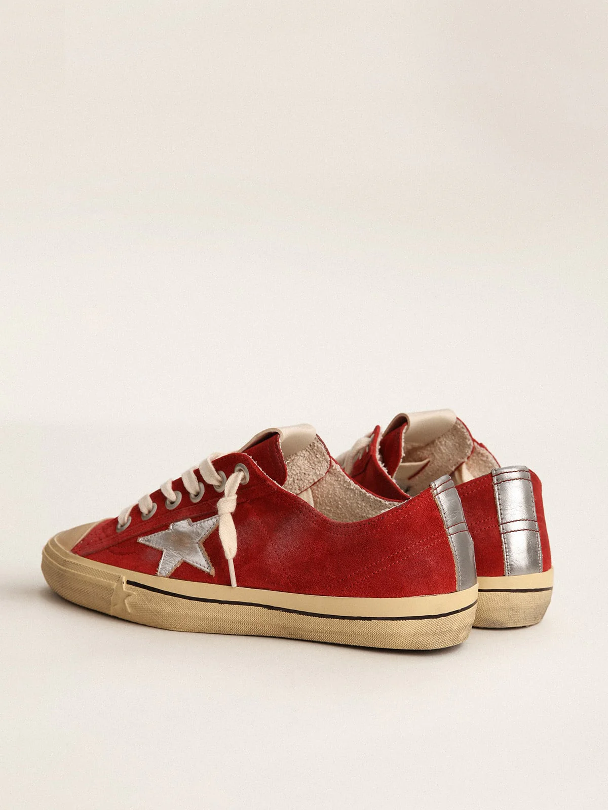 Zapatillas Golden Goose V Star 2 Suede Upper Laminated Star List Mujer - Image 3