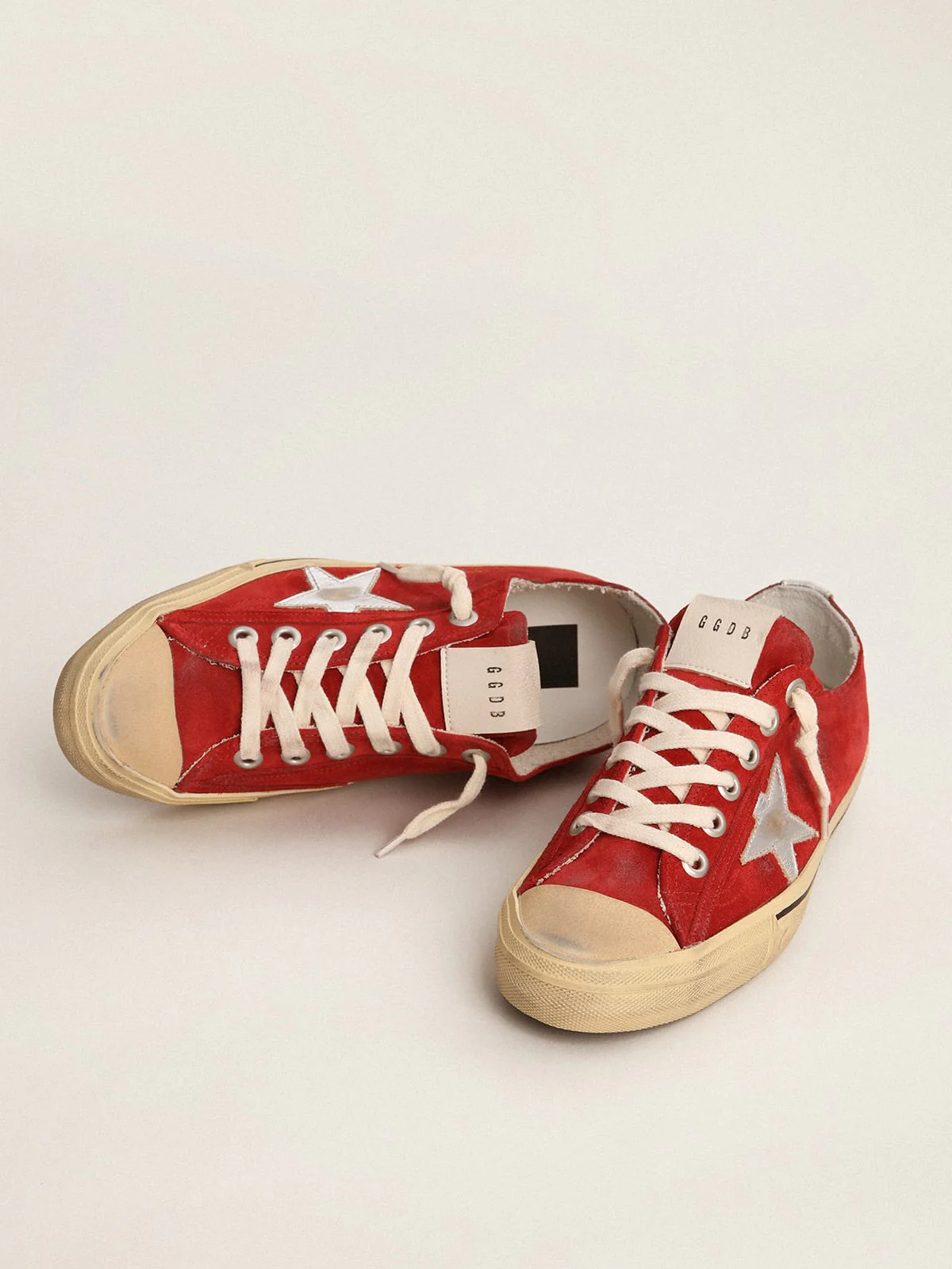Zapatillas Golden Goose V Star 2 Suede Upper Laminated Star List Mujer - Image 4