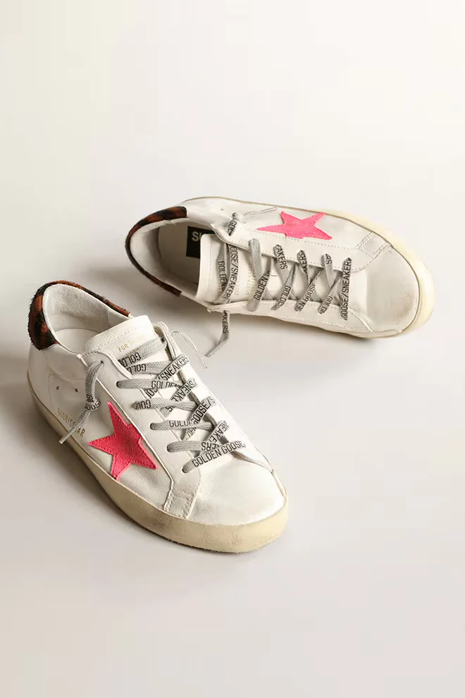 Zapatillas Golden Goose super-Star Nappa Upper Zebra Horsy Heel Mujer - Image 2