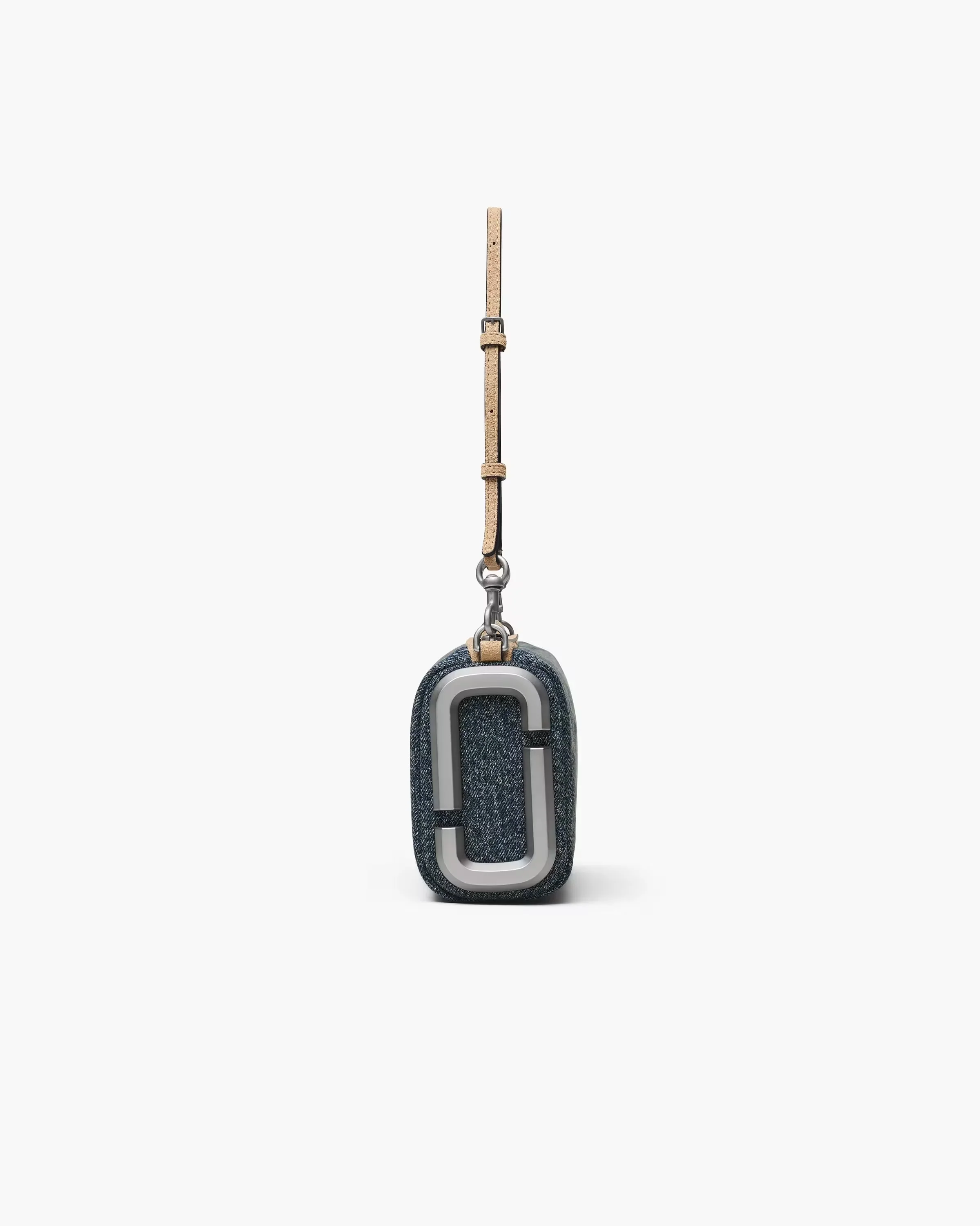 The Denim Suede Snapshot Shoulder Bag - Image 3