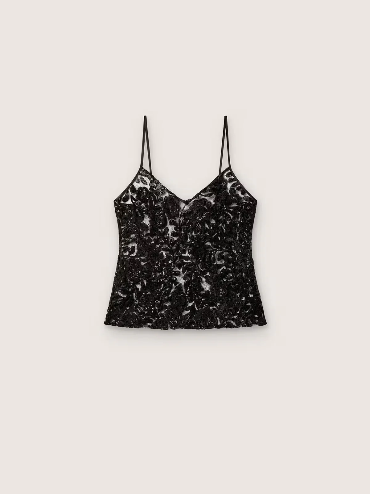 Top Lace Paillettes Journey Golden Goose Mujer - Image 2