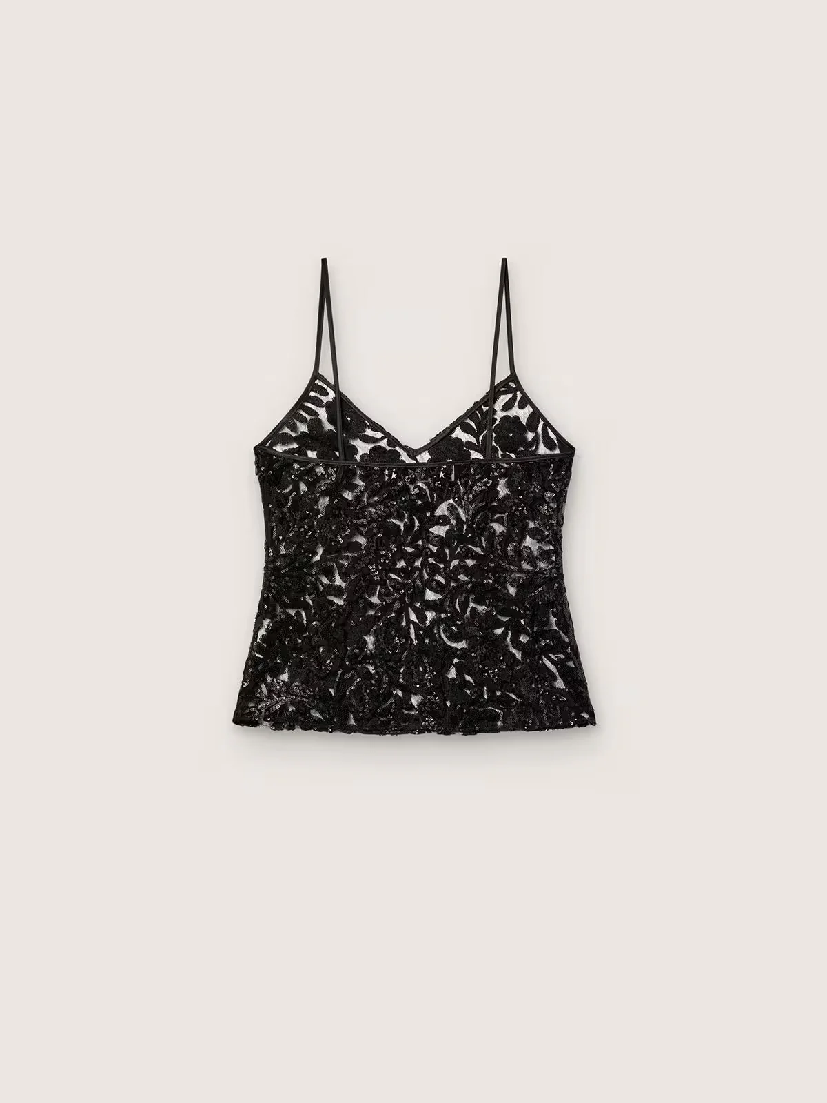 Top Lace Paillettes Journey Golden Goose Mujer - Image 3