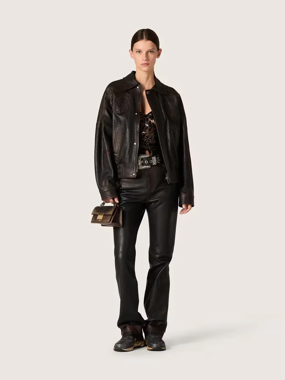 Top Lace Paillettes Journey Golden Goose Mujer - Image 5