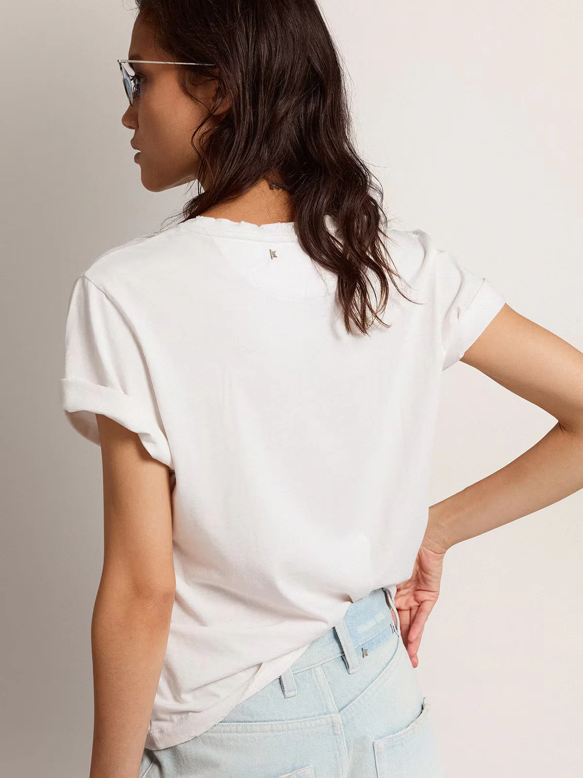 T-Shirt Cotton Golden Goose Mujer - Image 2