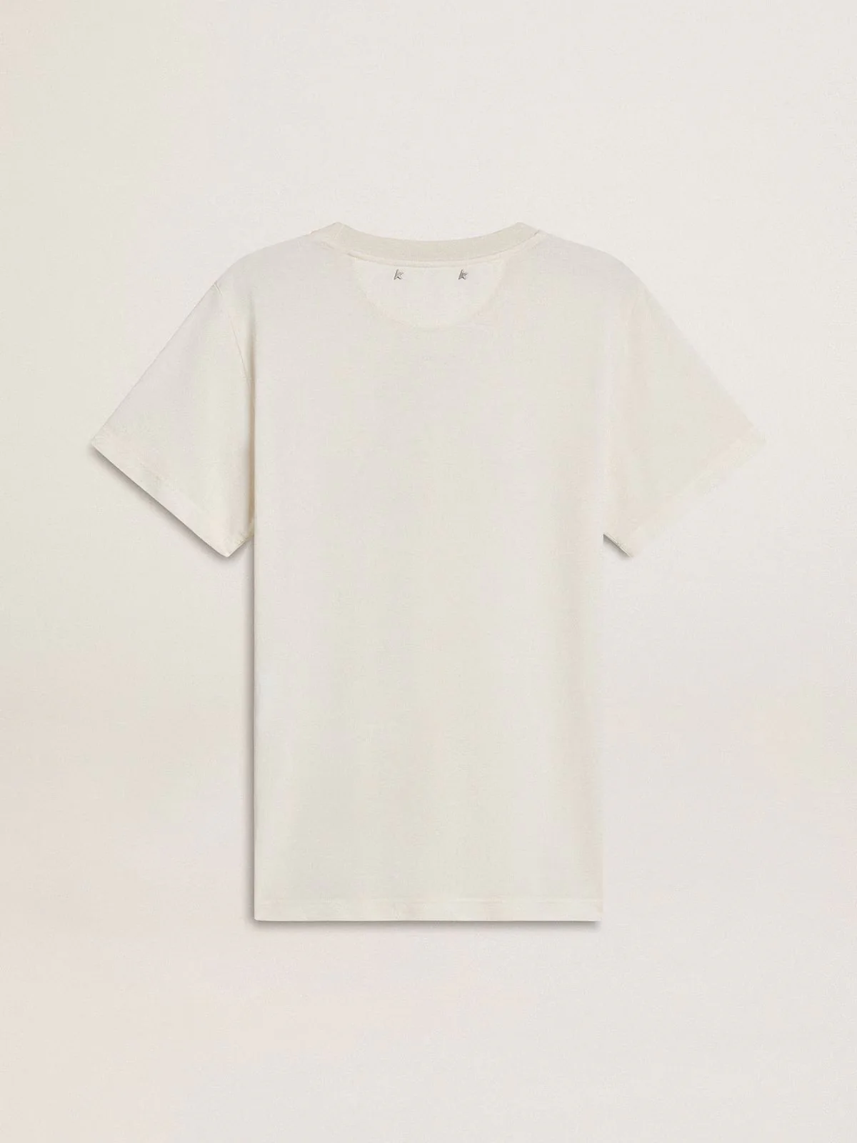 T-Shirt Journey Floc Print Golden Goose  Mujer - Image 3