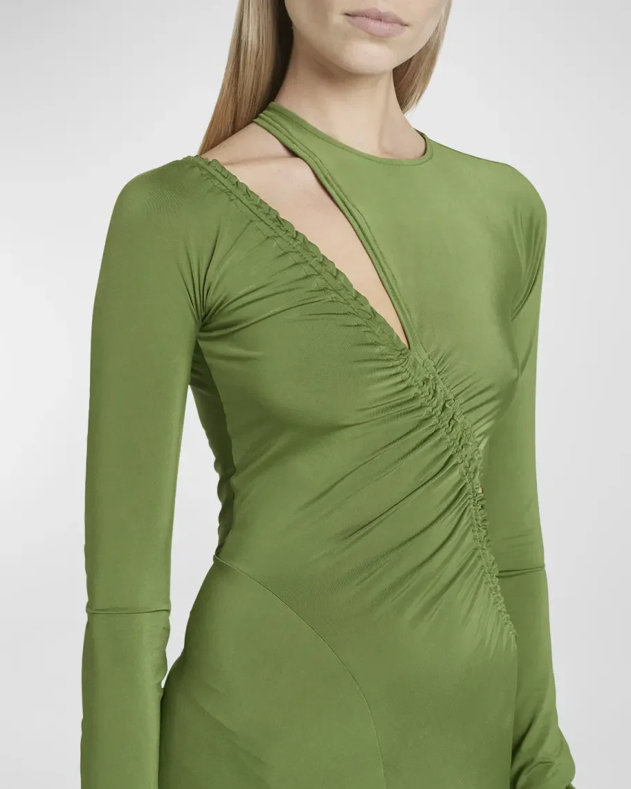 Midi Vestido Asymmetric Slash Jersey - Image 2