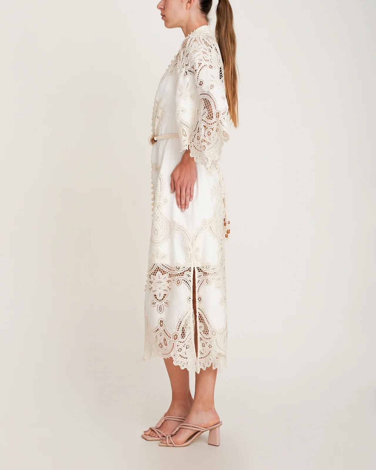Midi Vestido Camisero Bordado Tiggy - Image 2