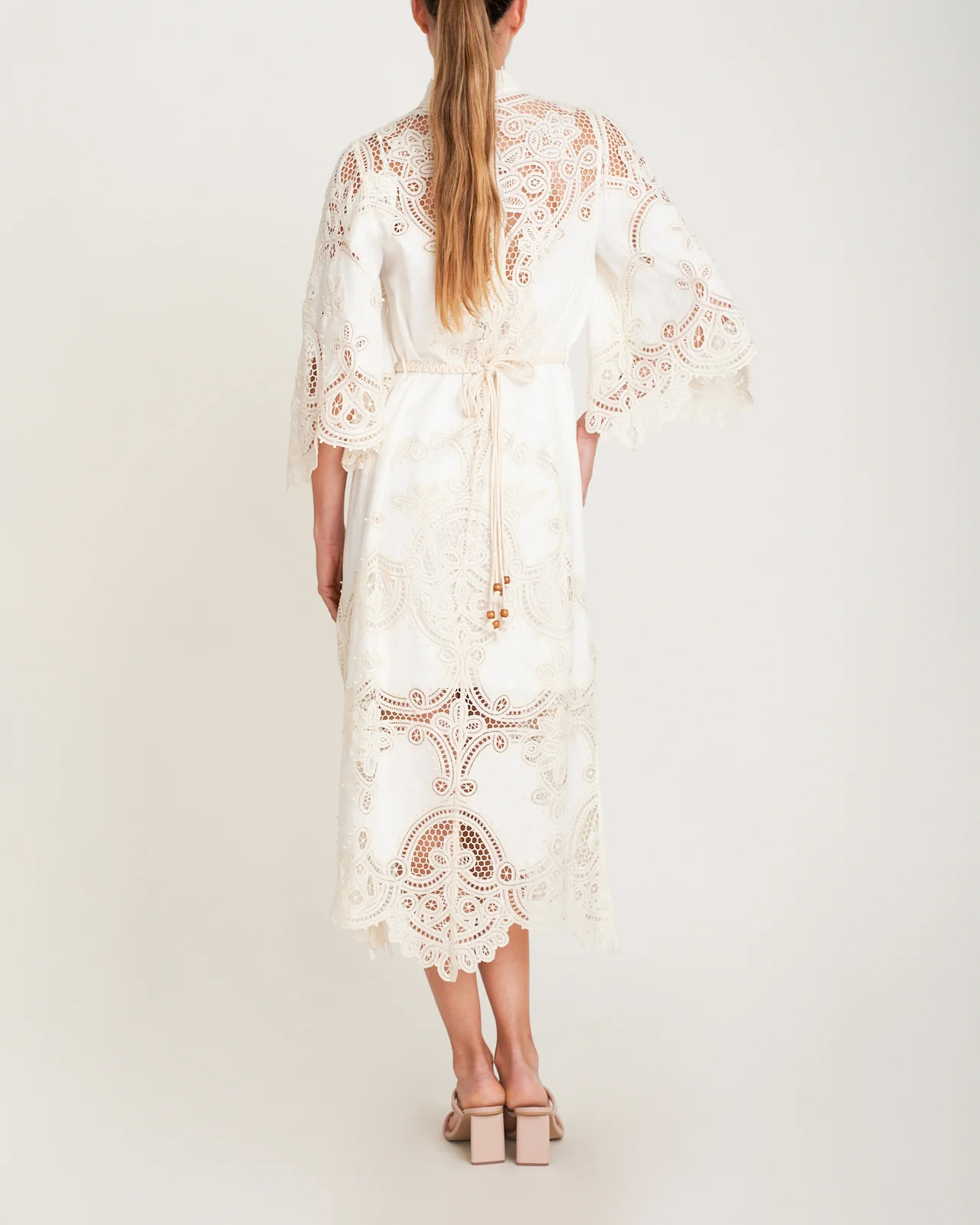 Midi Vestido Camisero Bordado Tiggy - Image 3