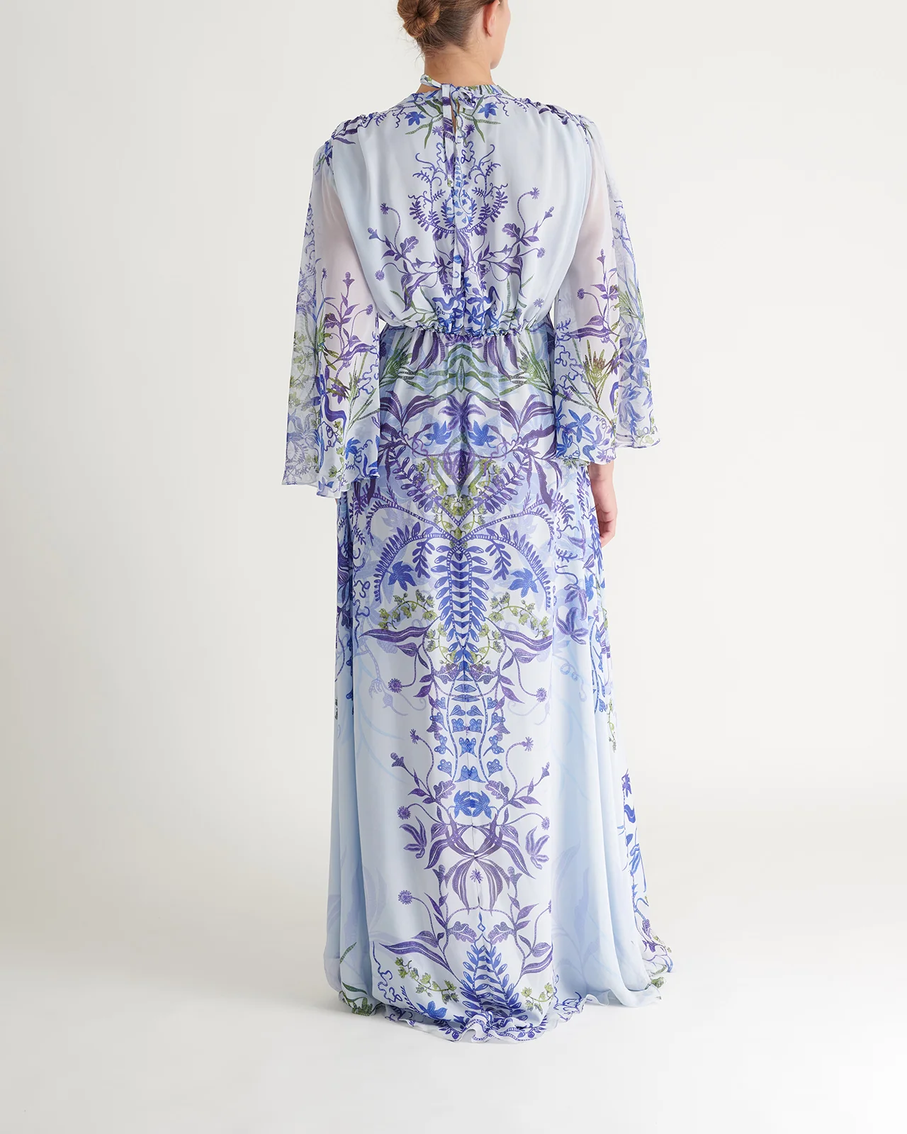 Maxi Vestido Chiffon Flores - Image 4