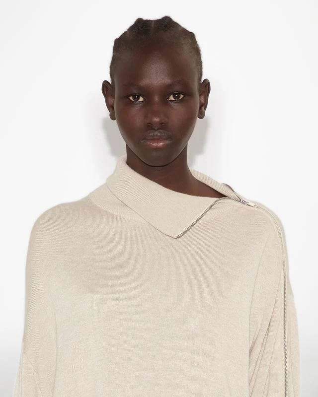 Mini Vestido Gaelys Beige Mainline - Image 2