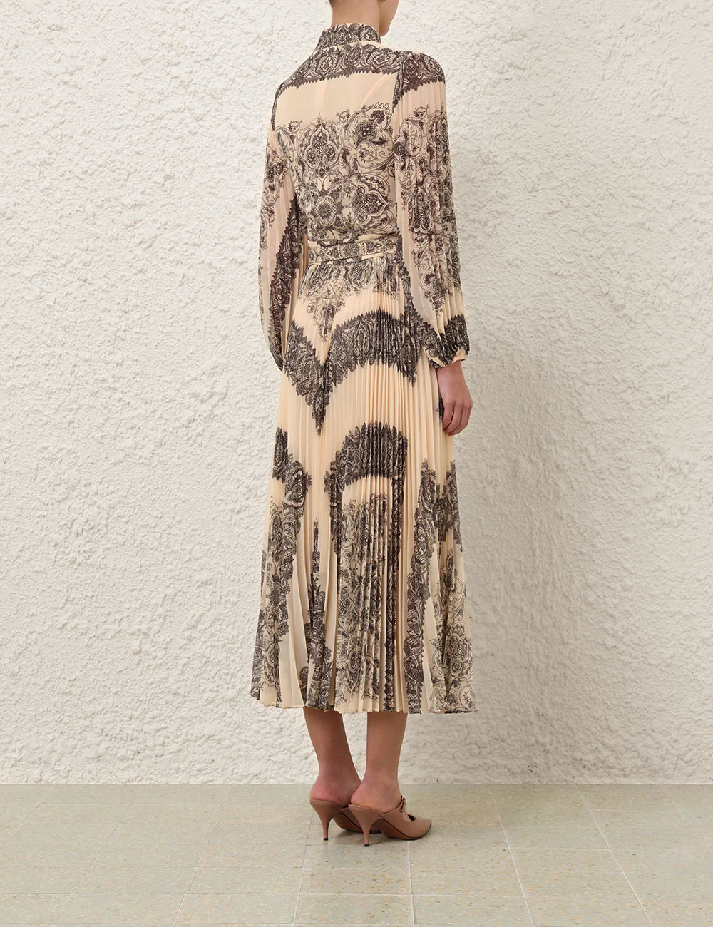 Midi Vestido Illustration Buttoned - Image 3