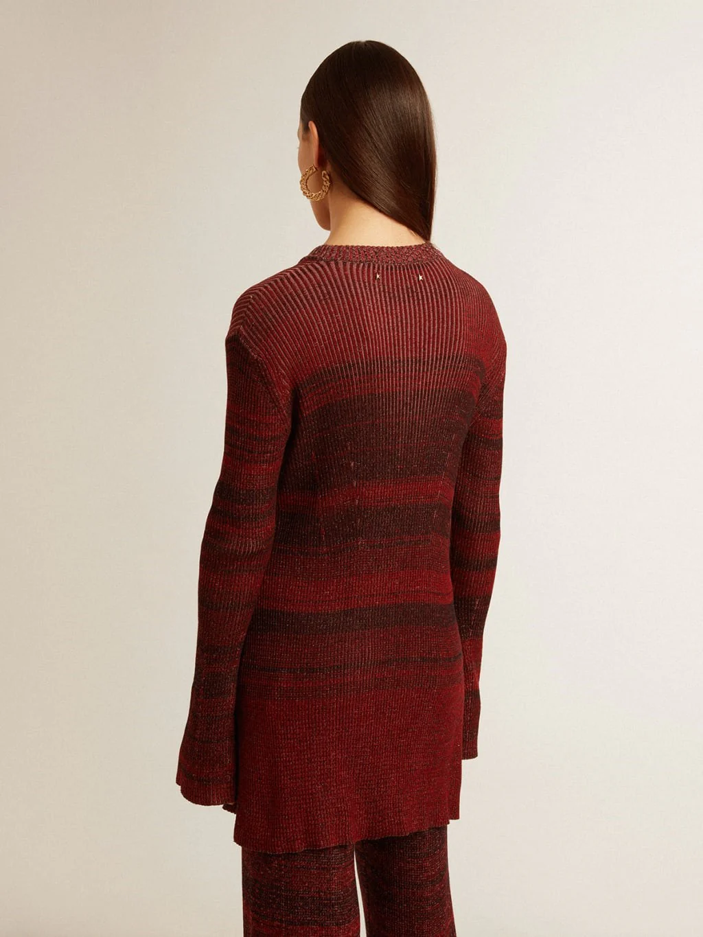 Mini Vestido Golden Goose Journey High Neck Knit Mujer - Image 3