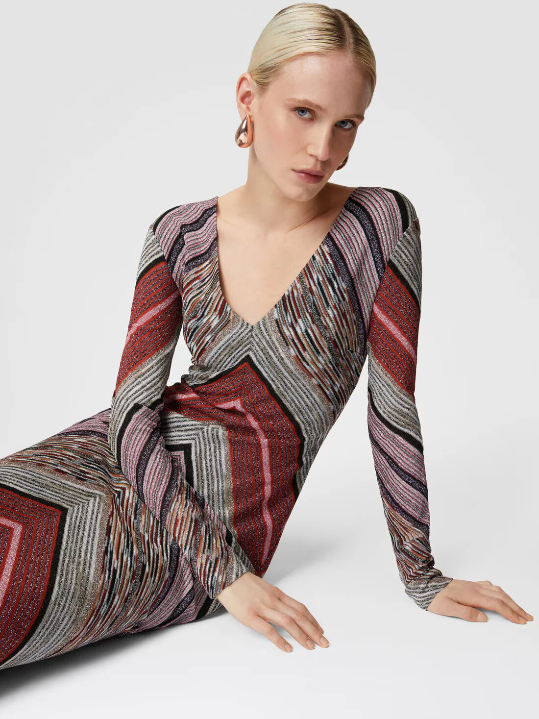 Maxi Vestido Con Escote En V - Image 4
