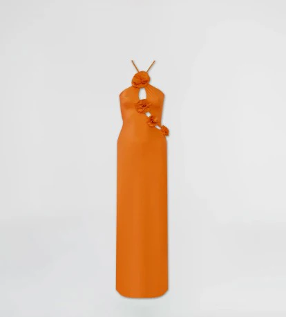Maxi Vestido Liri Apricot - Image 2