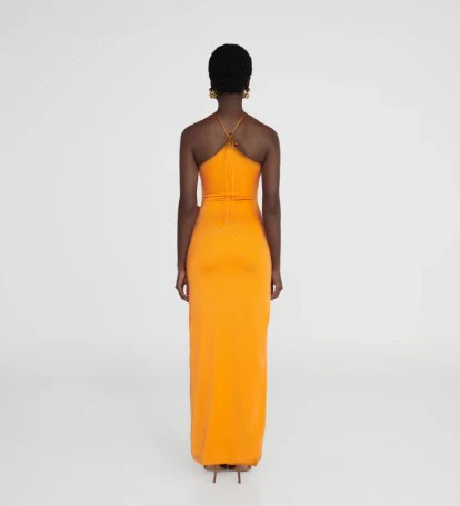 Maxi Vestido Liri Apricot - Image 3