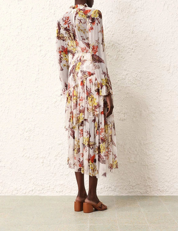 Midi Vestido Matchmaker Tiered - Image 3