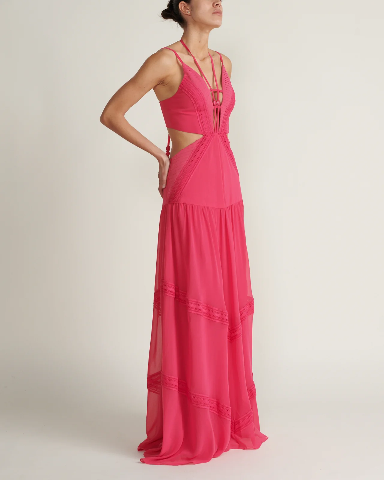 Maxi Vestido Maxi Rosado - Image 3