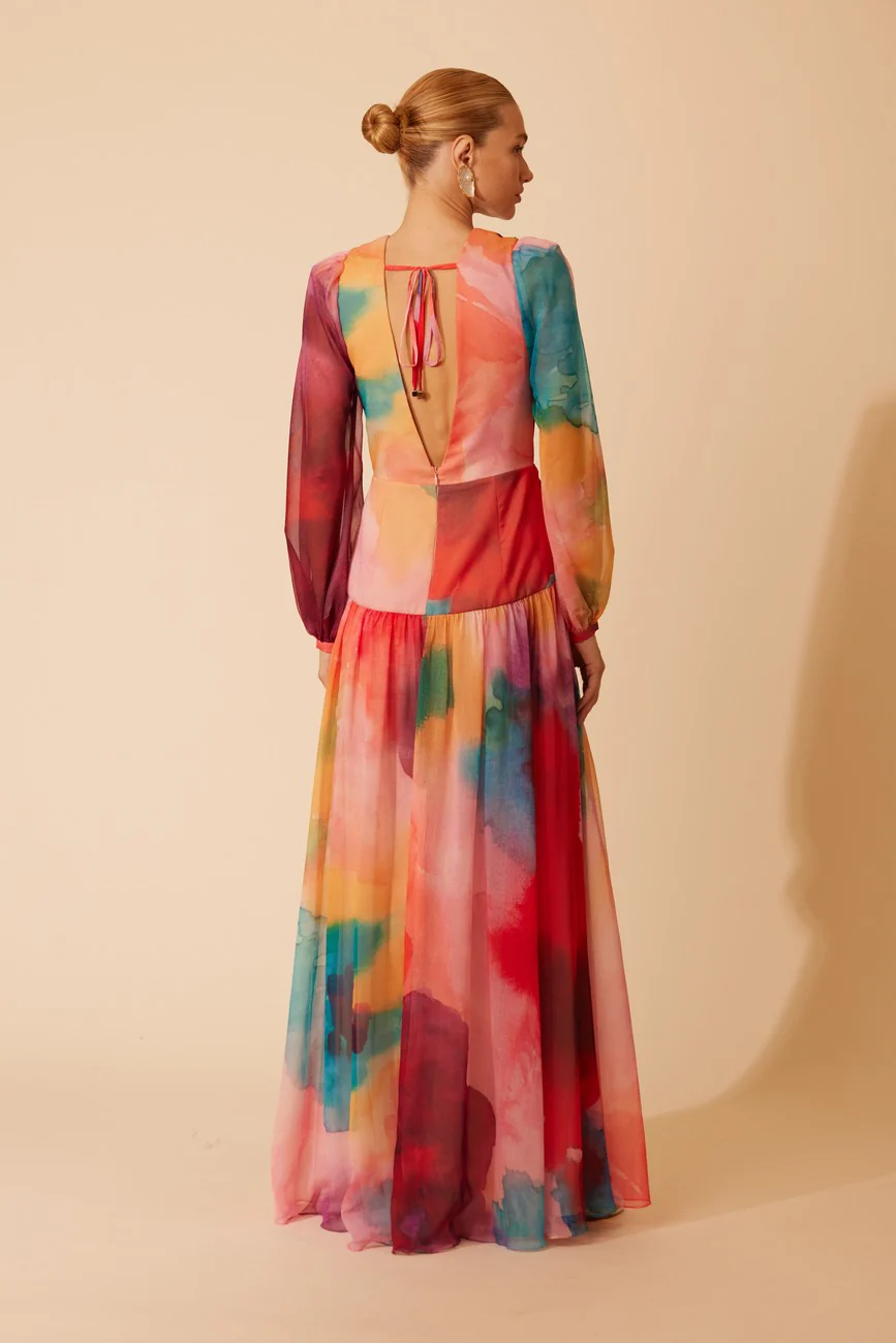 Maxi Vestido Maxi Sleeve - Image 2