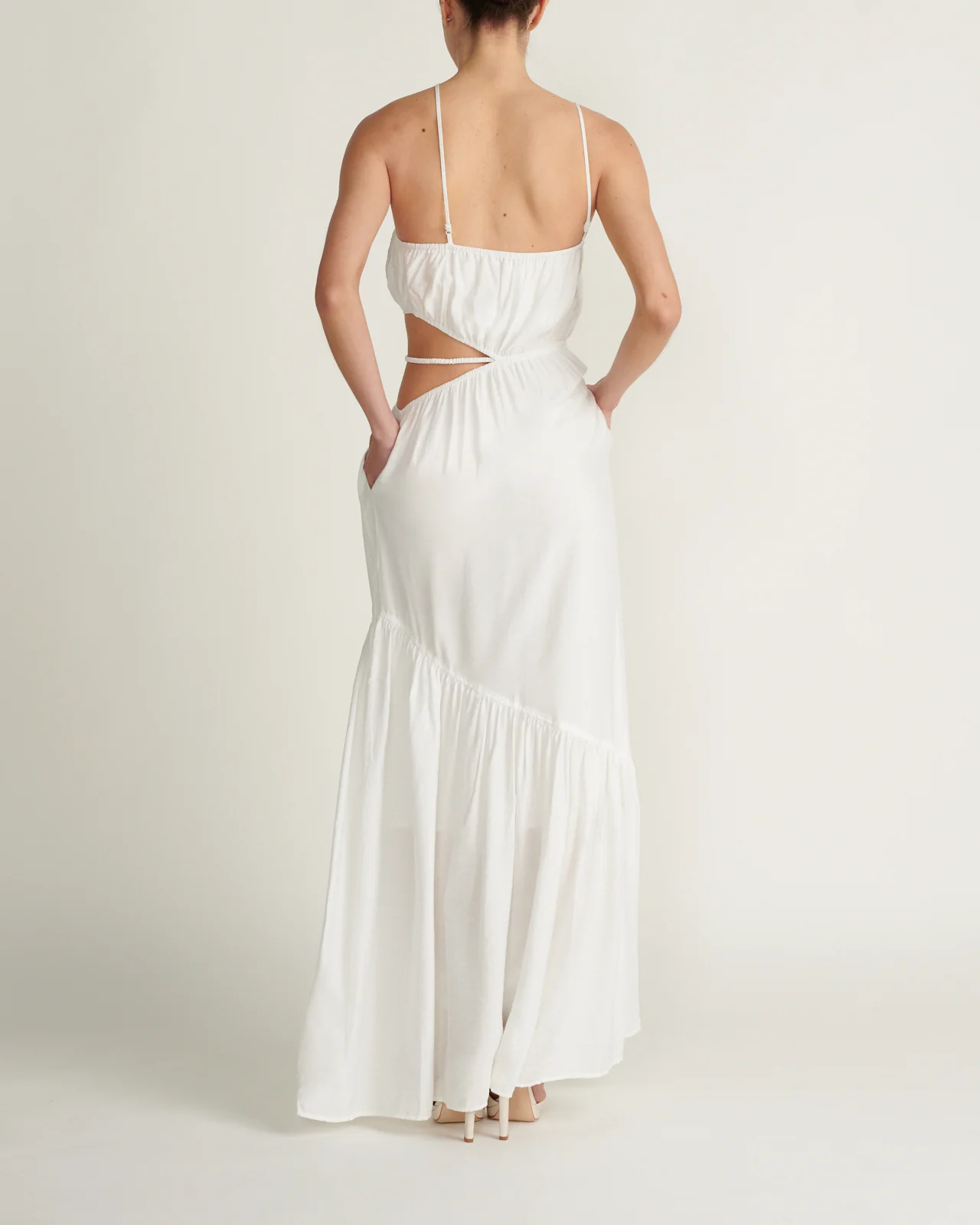 Maxi Vestido Yvonne Strappy One Shoulder - Image 3