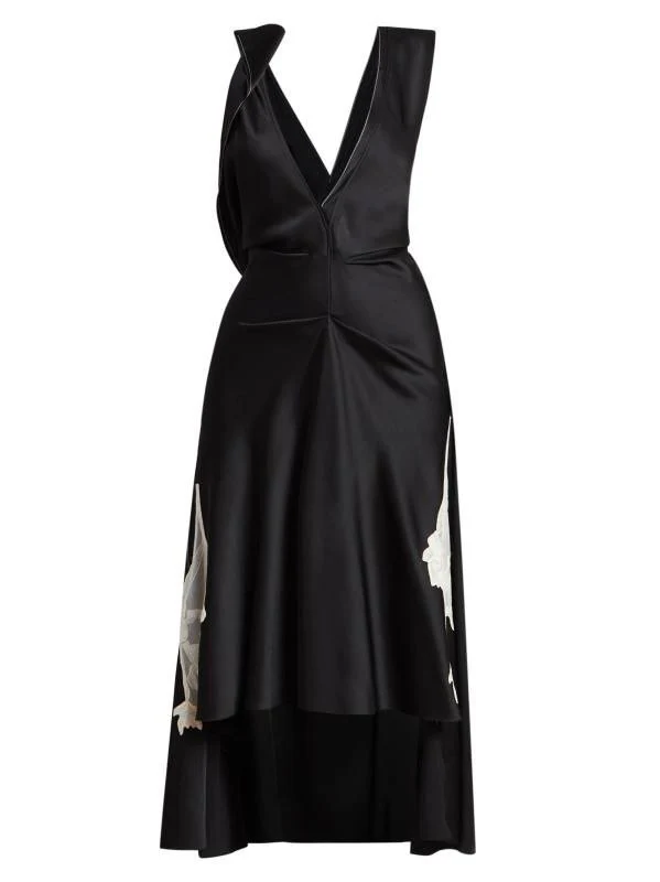 Midi Vestido Draped Lace - Image 5