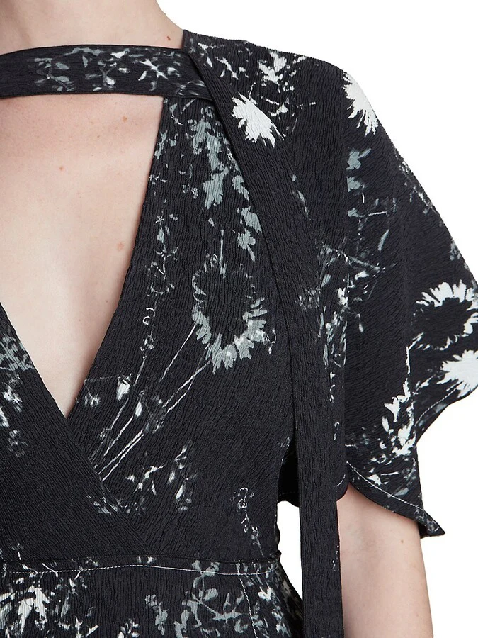 Midi Vestido Vneck Bias Godet - Image 4