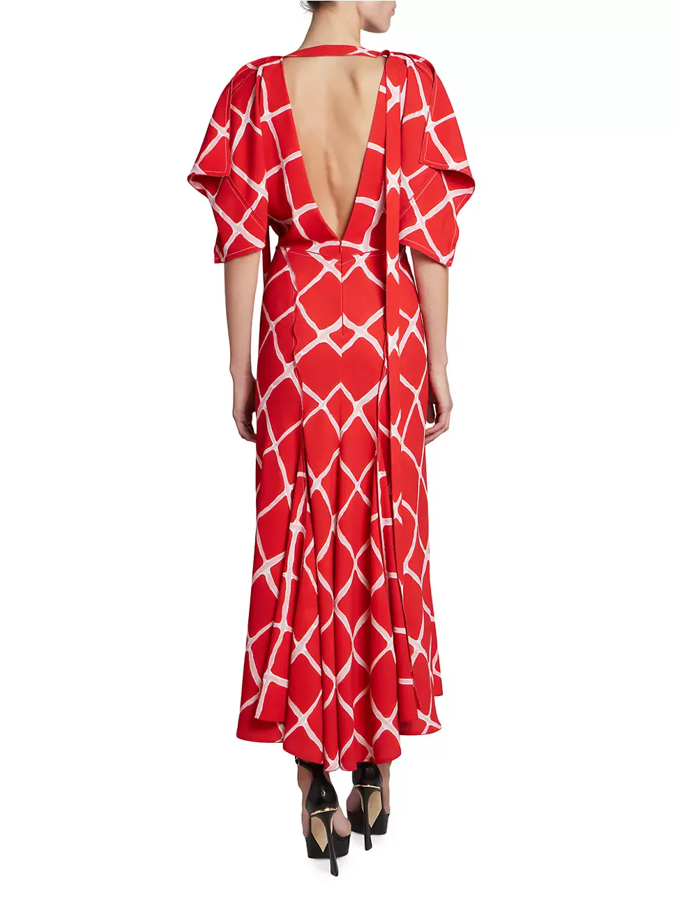 Midi Vestido Vneck Bias Godet - Image 2