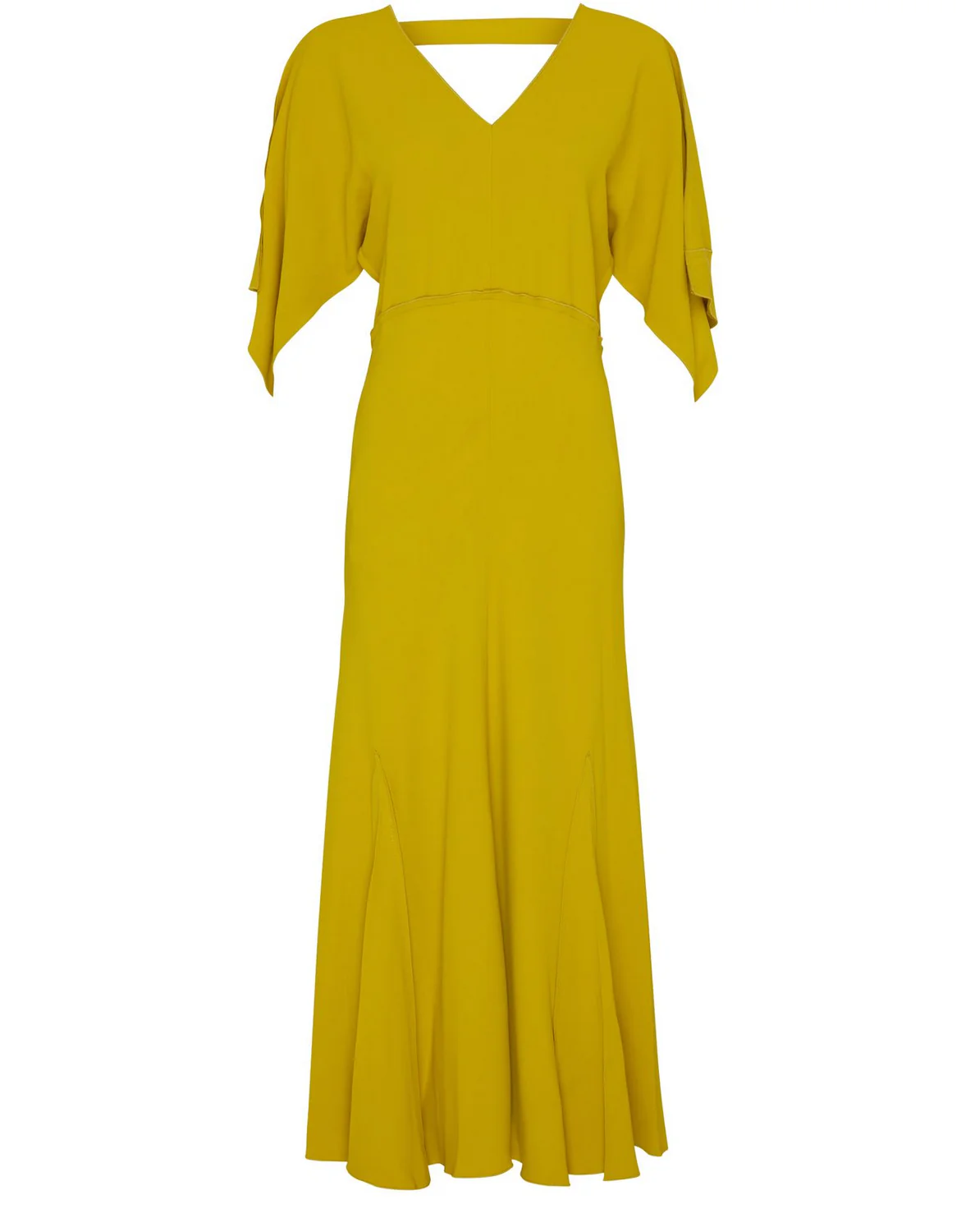 Midi Vestido Vneck Bias Godet - Image 5