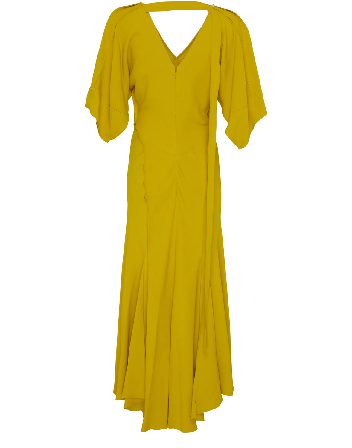 Midi Vestido Vneck Bias Godet - Image 6