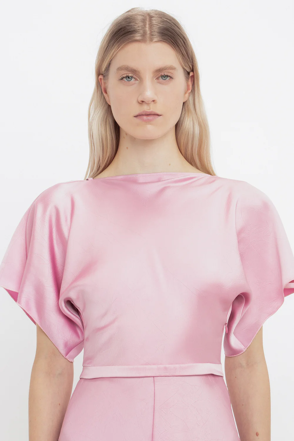 Midi Vestido Draped Sleeve Cut Out - Image 2