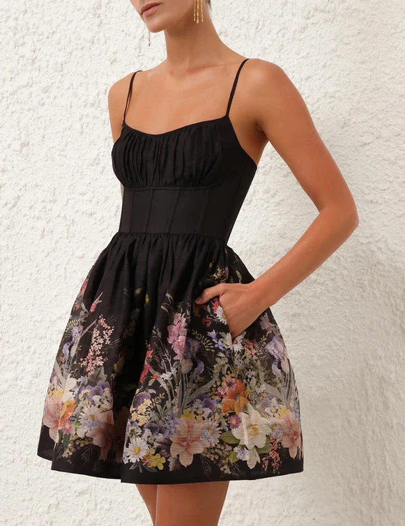 Mini Vestido Natura Ruched - Image 3