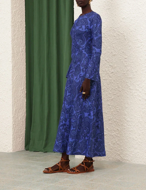 Midi Vestido Ottie Bias Backless - Image 4