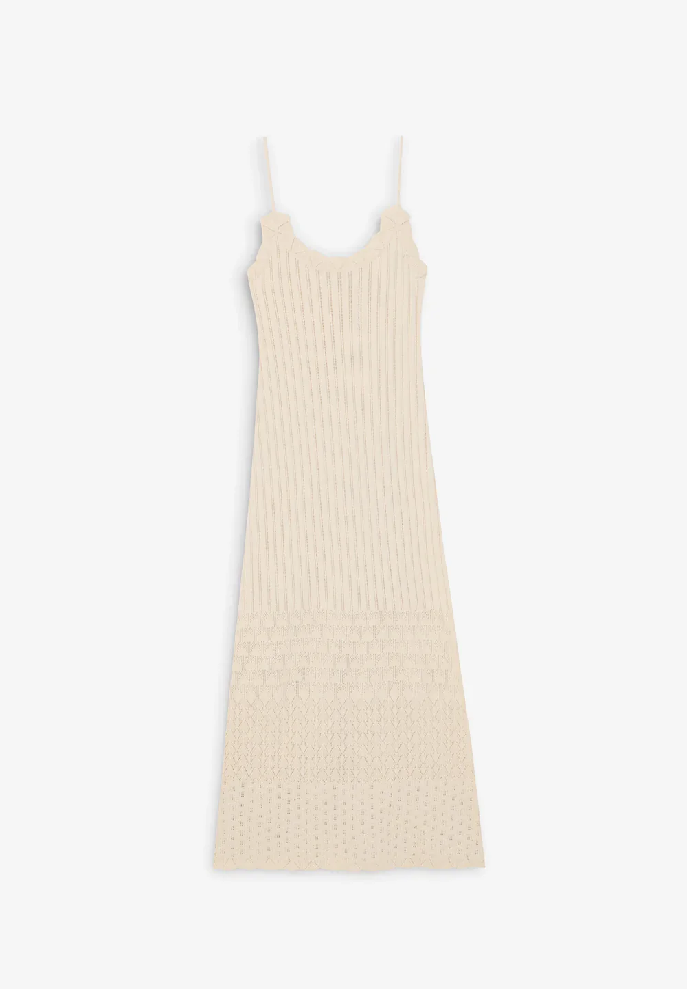 Midi Vestido Pointelle Knit - Image 5
