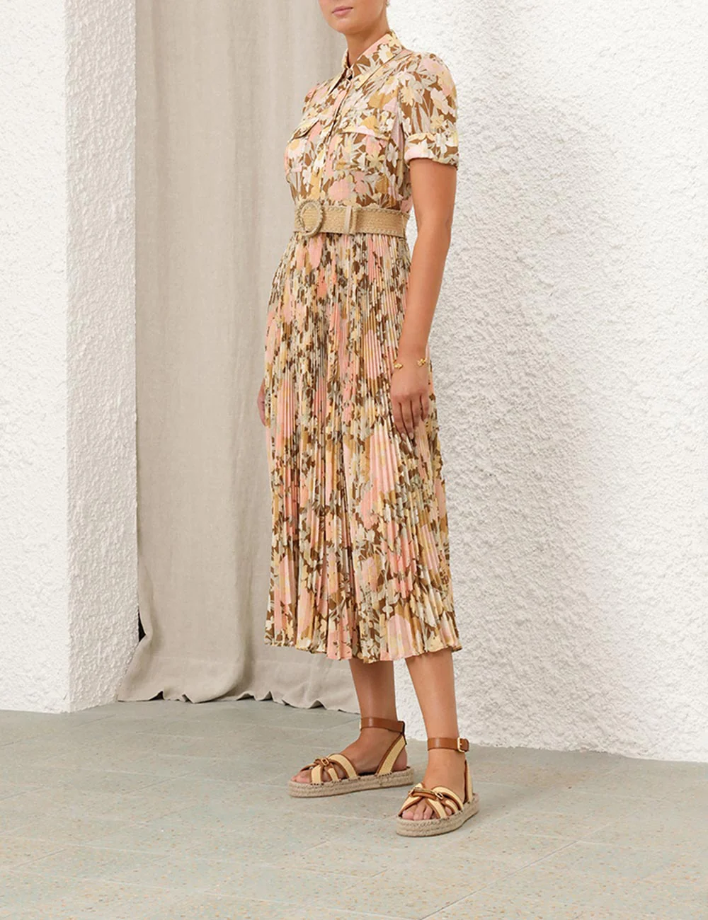 Midi Vestido Pop Pleated - Image 4