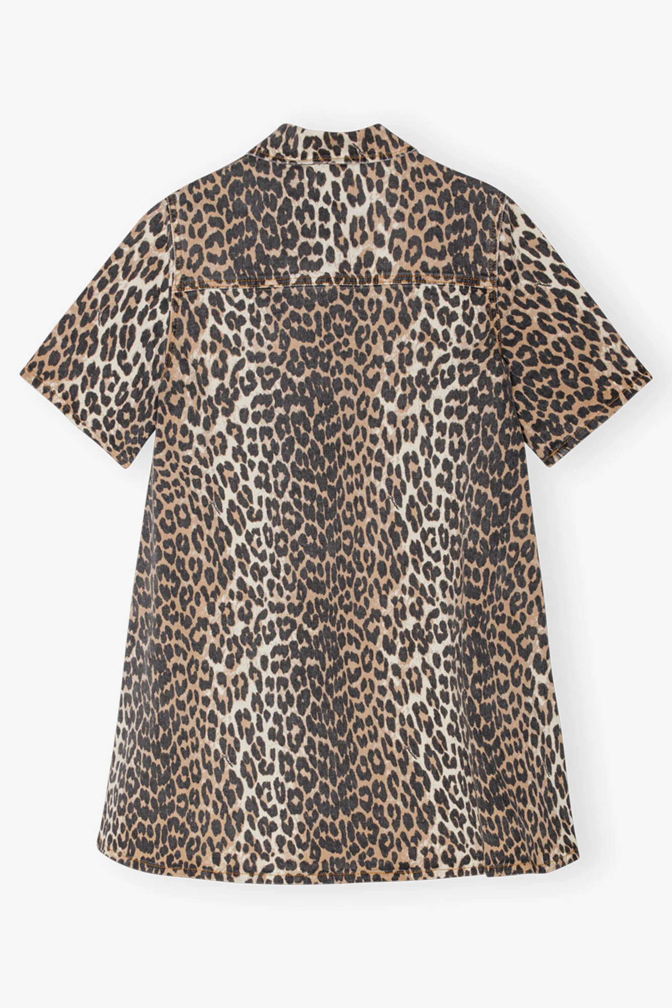 Mini Vestido Print Denim - Image 6