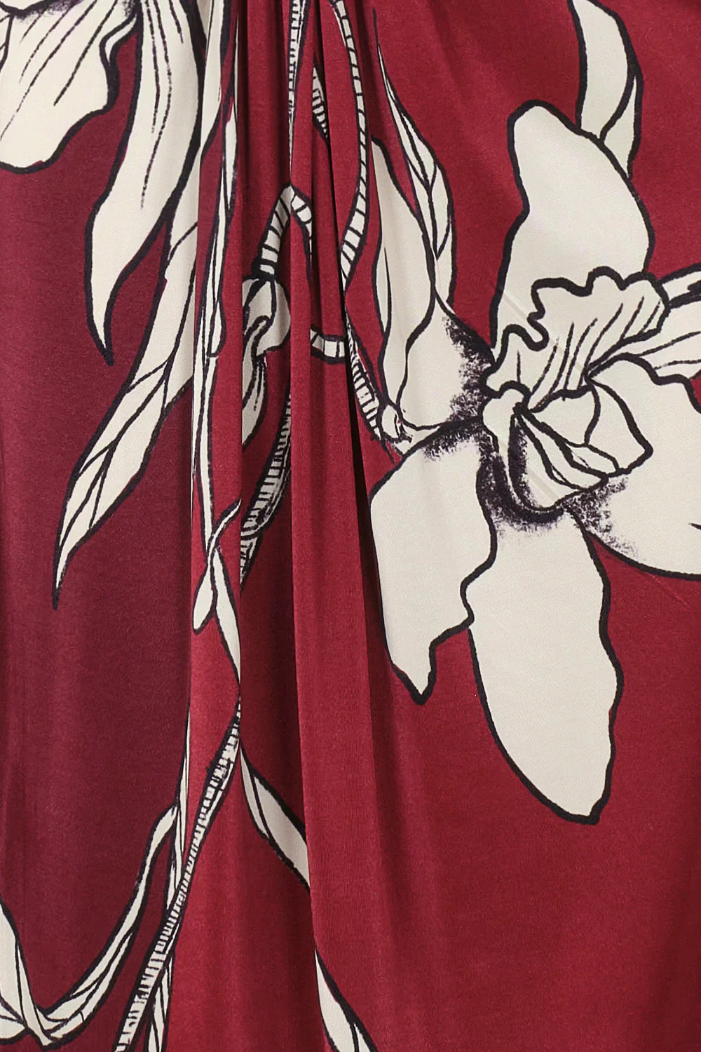 Midi Vestido Rossé Vinotinto - Image 4