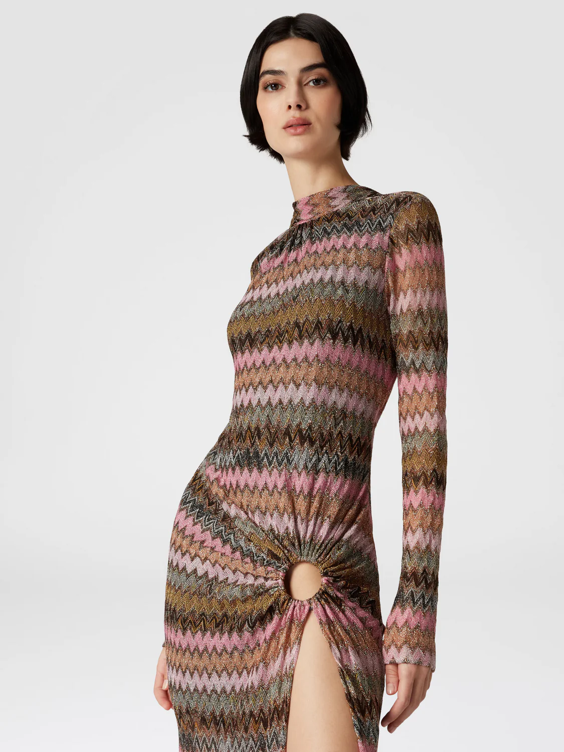 Maxi Vestido Spacedyed With Brown Base - Image 2