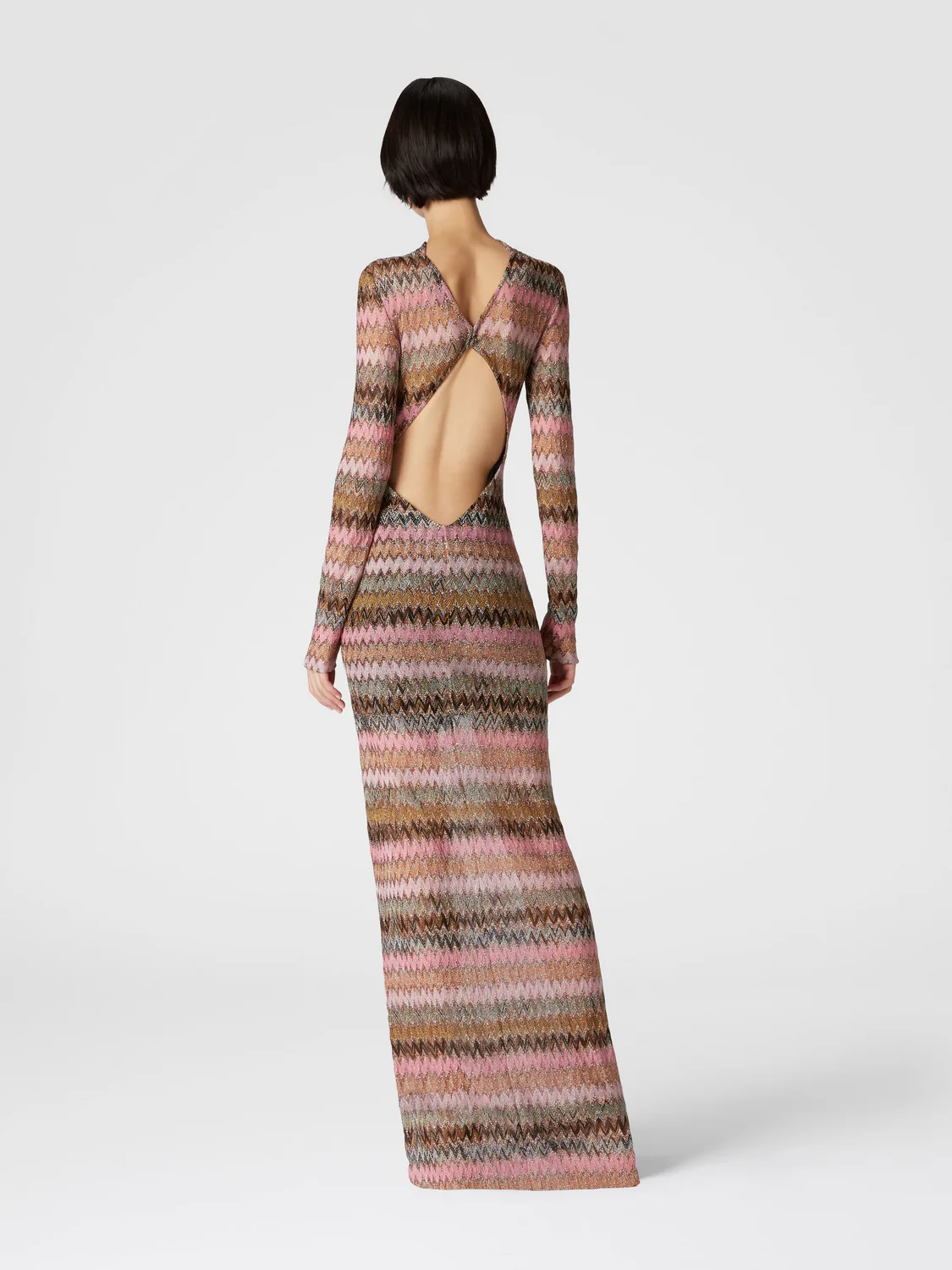 Maxi Vestido Spacedyed With Brown Base - Image 3