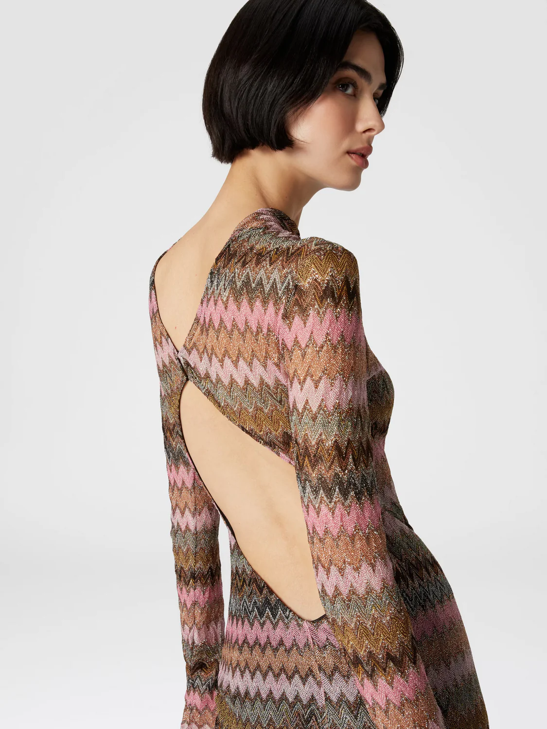 Maxi Vestido Spacedyed With Brown Base - Image 4