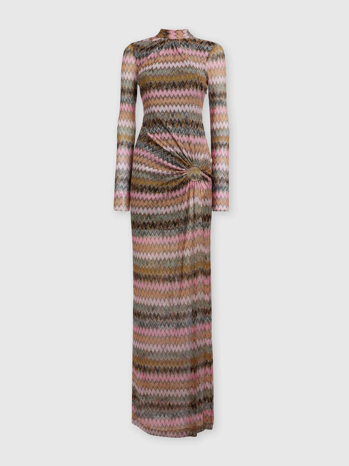 Maxi Vestido Spacedyed With Brown Base - Image 5