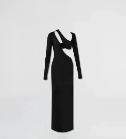 Maxi Vestido Tanaro Black - Image 3