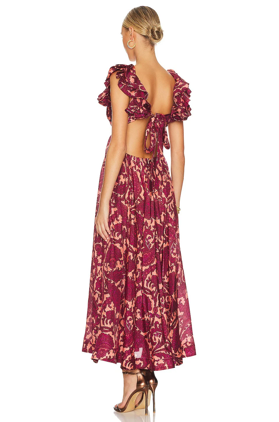 Midi Vestido Tiggy Frill Shoulder - Image 2