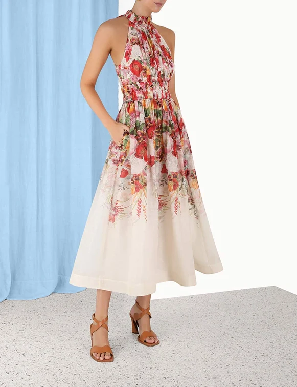 Midi Vestido Wonderland Halter - Image 4