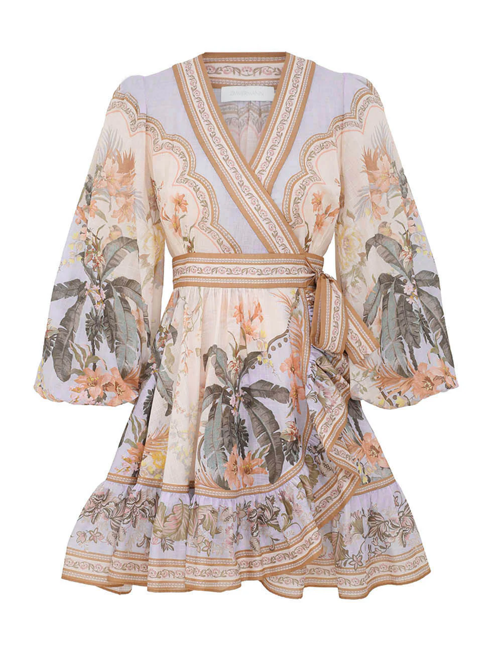 Mini Vestido Wylie Wrap Frill - Image 6