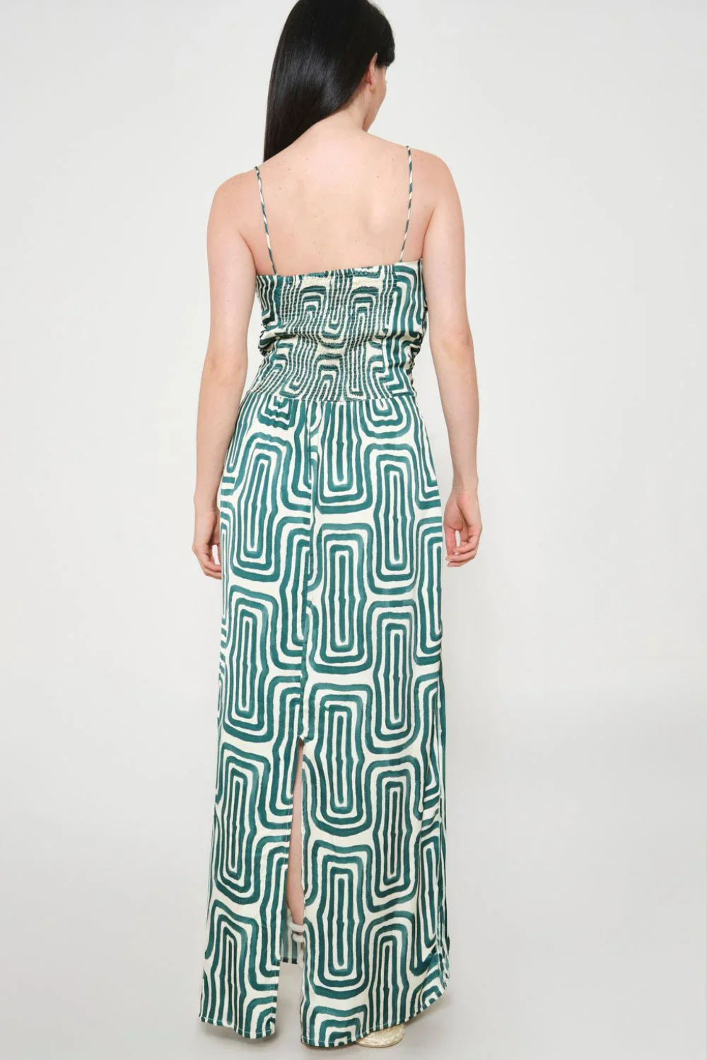 Maxi Vestido Zafira Esmeralda - Image 3