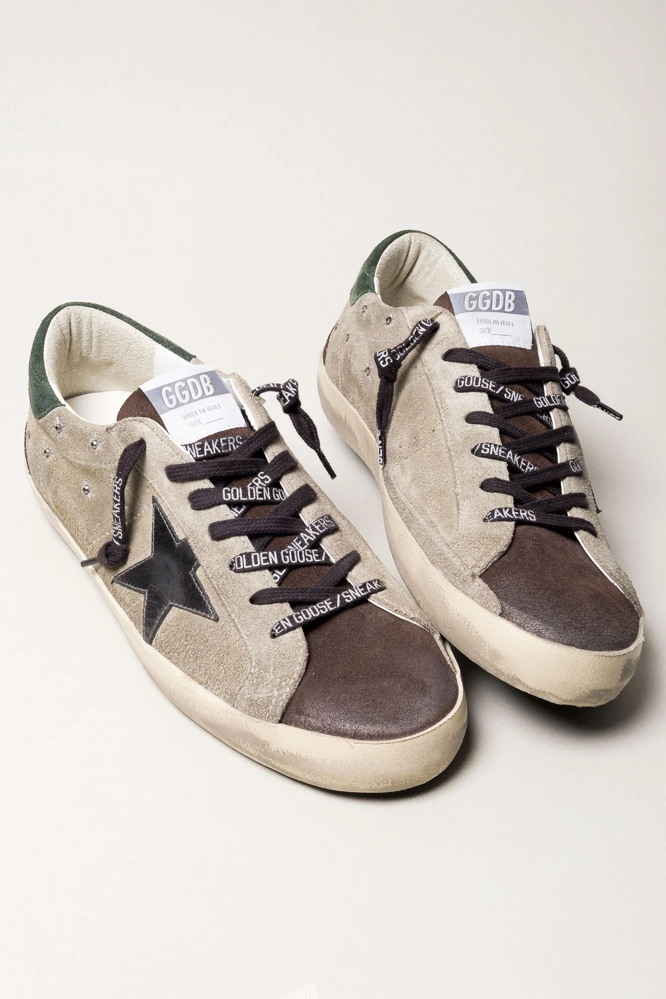 Zapatilla Golden Goose Super Star Suede Embroidery Laminated Star Hombre - Image 2