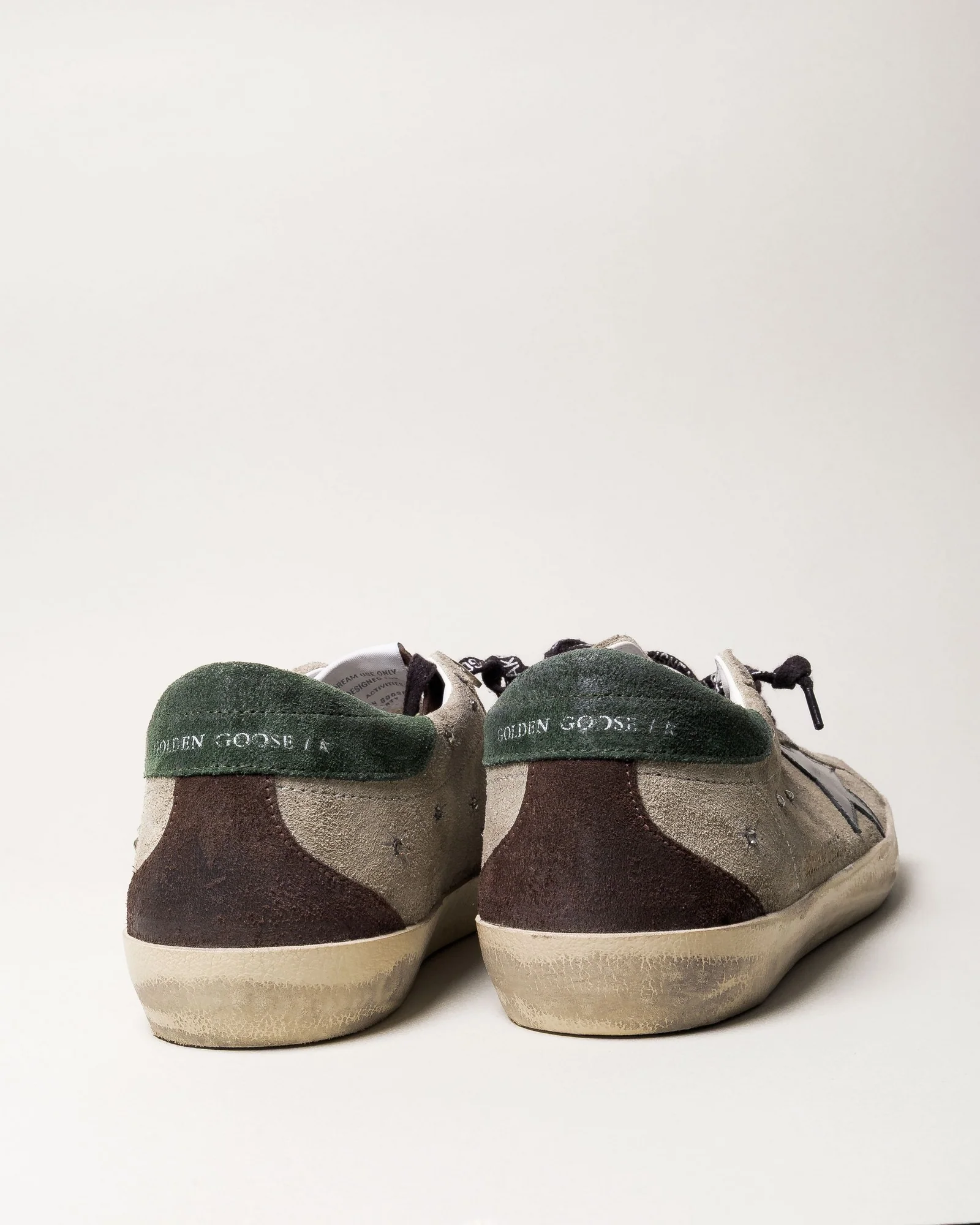 Zapatilla Golden Goose Super Star Suede Embroidery Laminated Star Hombre - Image 3