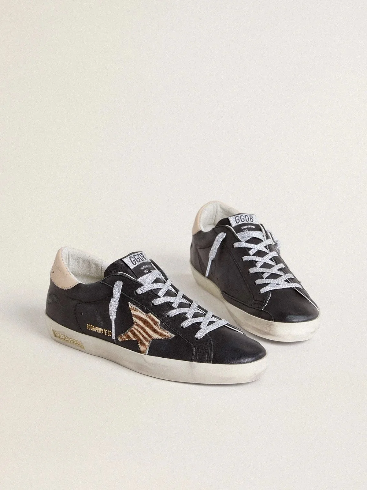 Zapatilla Golden Goose Super Star Zebra Horsy Mujer - Image 2